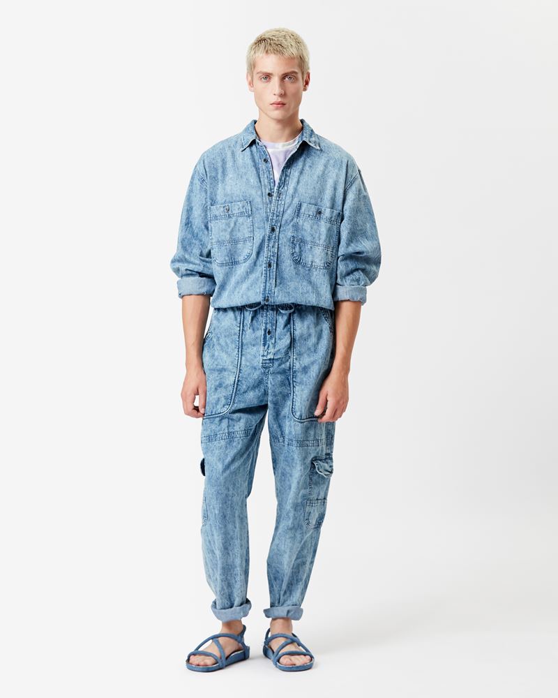 VYNS CHAMBRAY JUMPSUIT